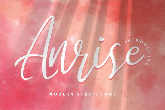 Anrise: The Script Typeface for Editorial Elegance