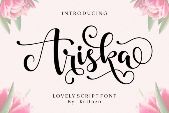 Ariska: Elevating Digital Brand Identity with a Dazzling Script Typeface