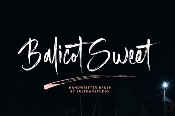 Balicot Sweet: The Script Font That Elevates Small Business Branding