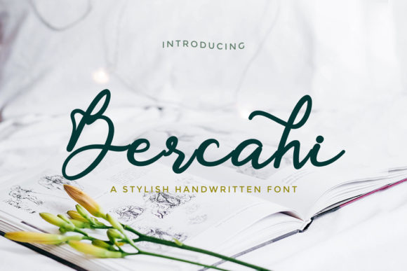 Bercahi: A Dazzling Script Font for Editorial Design