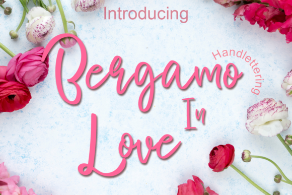 Bergamo in Love: The Script Font for Authentic Small Business Branding