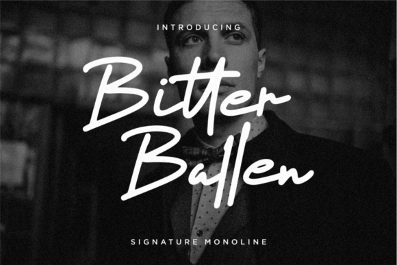 Bitter Ballen: The Script Font That Elevates Small Business Branding