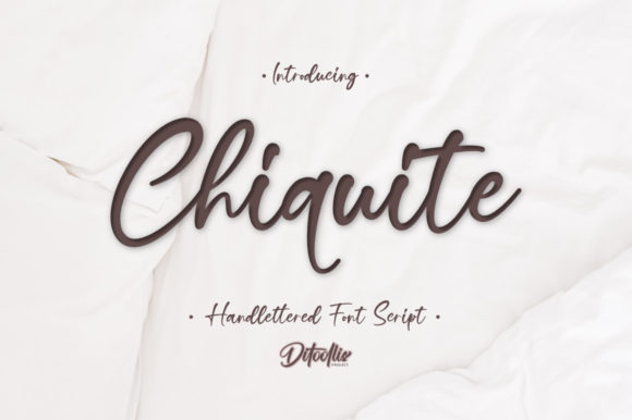 Chiquite: The Playful Script Font That Elevates Digital Branding