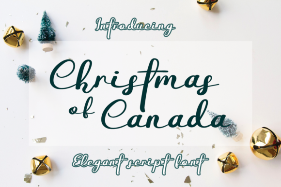 Christmas of Canada: A Playful Script Typeface for Festive Web Design