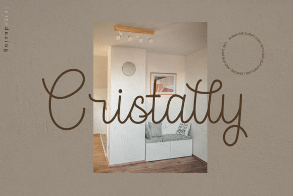 Cristally: The Balanced Script Font for Cohesive Small Business Branding