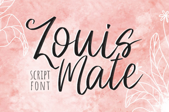 Discovering Louis Mate: A Playful Script Font for Modern Editorial Design