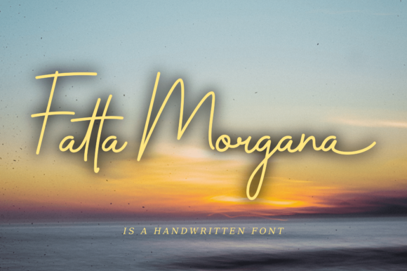 Fatta Morgana: A Delicate Script Font for Handmade Labels and Elegant Designs
