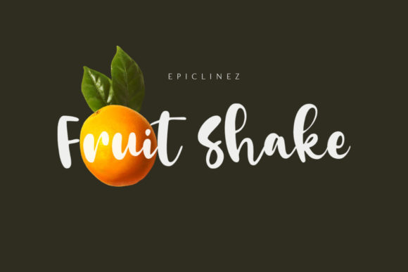 Fruit Shake: The Whimsical Script Font for Modern Web Design