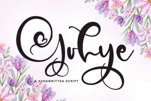 Gohye: A Refined Script Font for Elegant Editorial Design