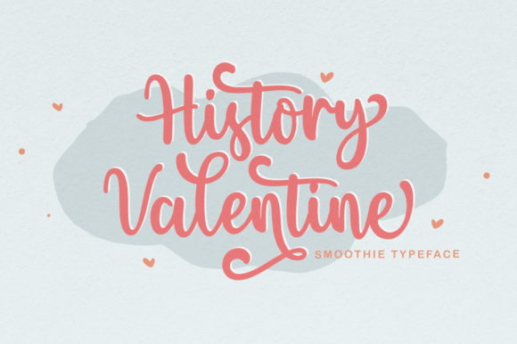 History Valentine: A Stylish Script Font for Modern Brand Identity
