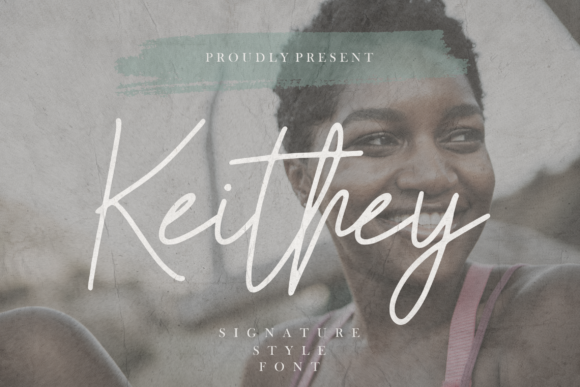 Keithey: A Modern Script Font for Editorial Design and Branding