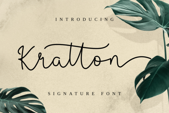 Kratton: Elevating Web Design with Delicate Script Typography