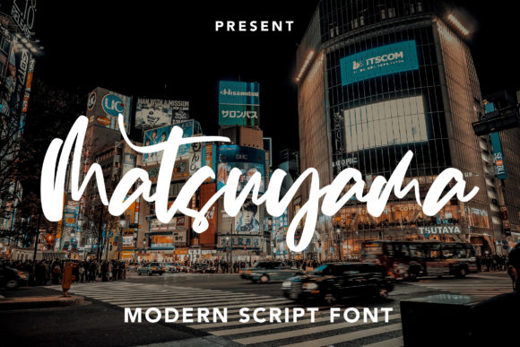 Matsuyama: The Relaxed Script Typeface for Handmade Branding