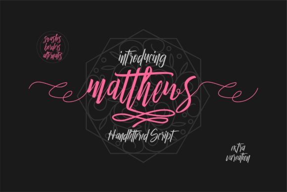 Matthews: The Playful Script Font That Elevates Small Business Branding