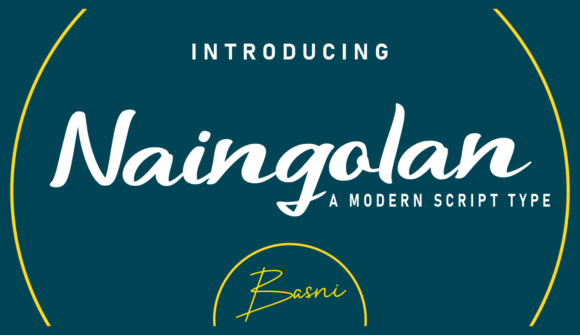 Naingolan: A Refined Script Font for Modern Editorial Design
