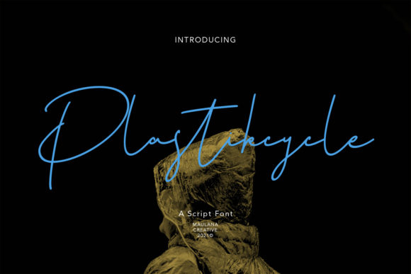 Plastikcycle: The Script Font That Elevates Small Business Branding