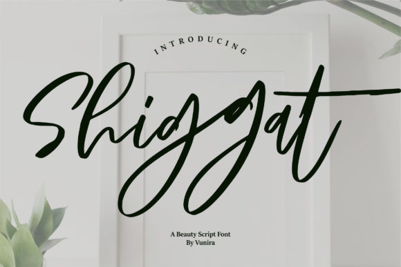 Shiggat: A Whimsical Script Font for Handmade Branding