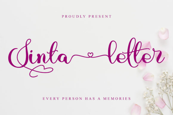 Sinta Letter: Elevating Editorial Design with Delicate Script Typography