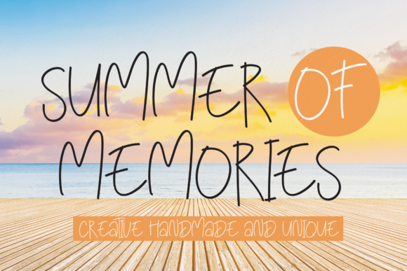 Summer of Memories: A Stylish Script Typeface for Editorial Design