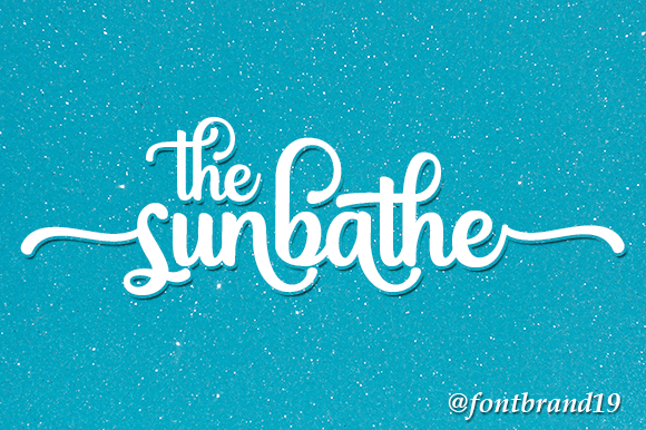 The Sunbathe: The Script Typeface That Elevates Small Business Branding