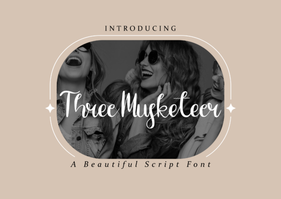 Three Musketeer: A Refined Script Font for Editorial Design