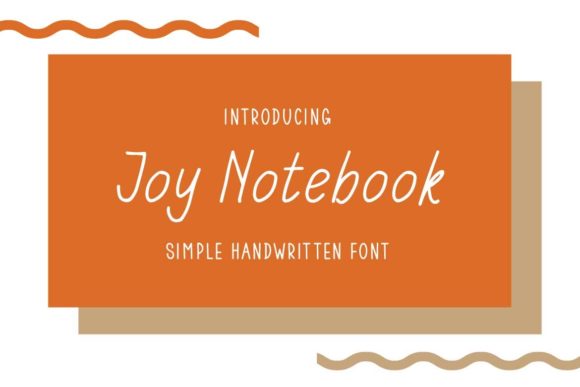 Upgrade Your Brand Identity With Joy Notebook Script Font