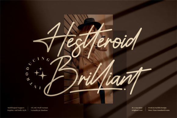 Why Hestteroid Brilliant Is the Perfect Script Font for Your Brand
